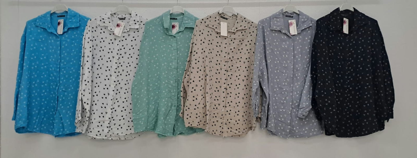 Musselin Blusen Einheitsgröße