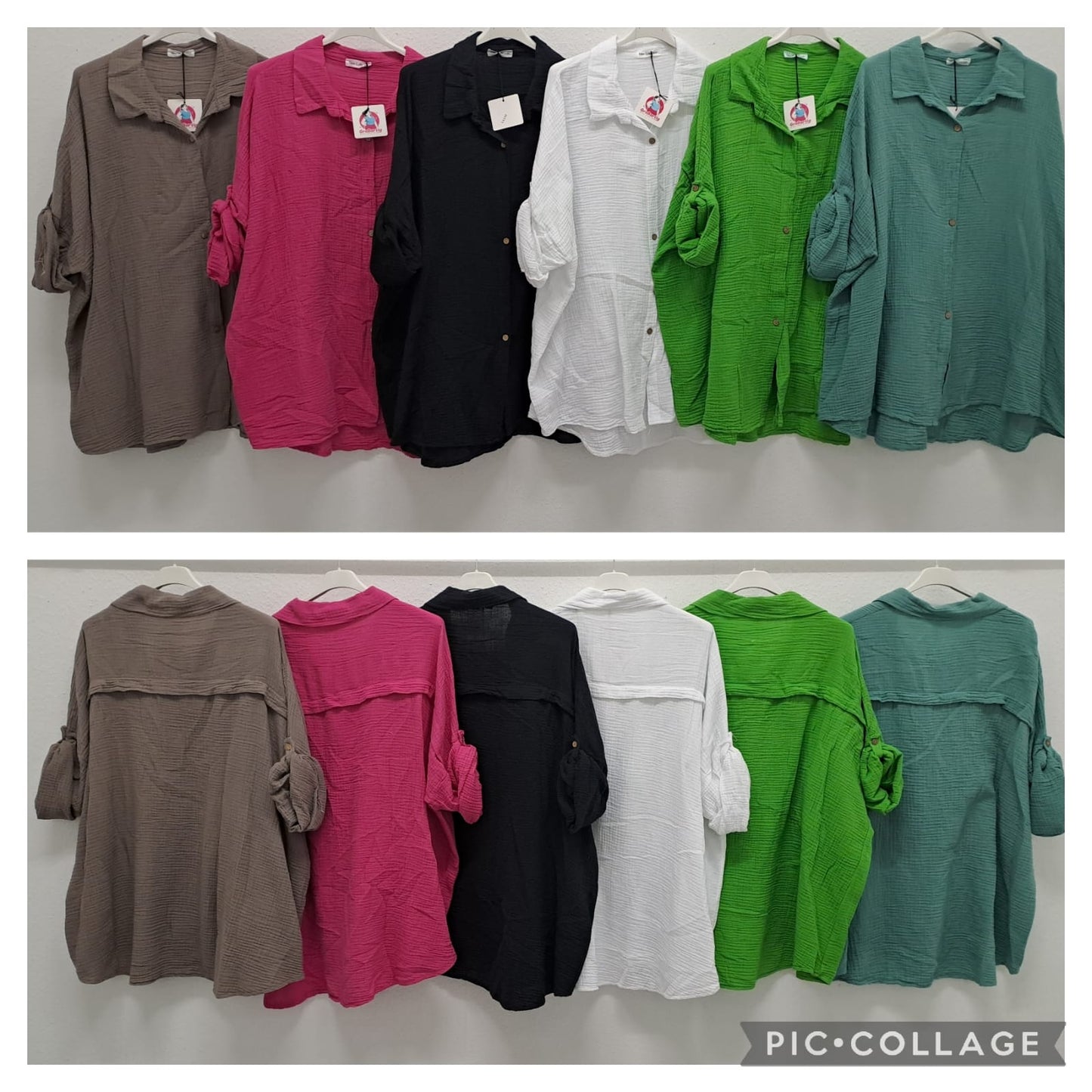 Musselin Blusen Einheit große