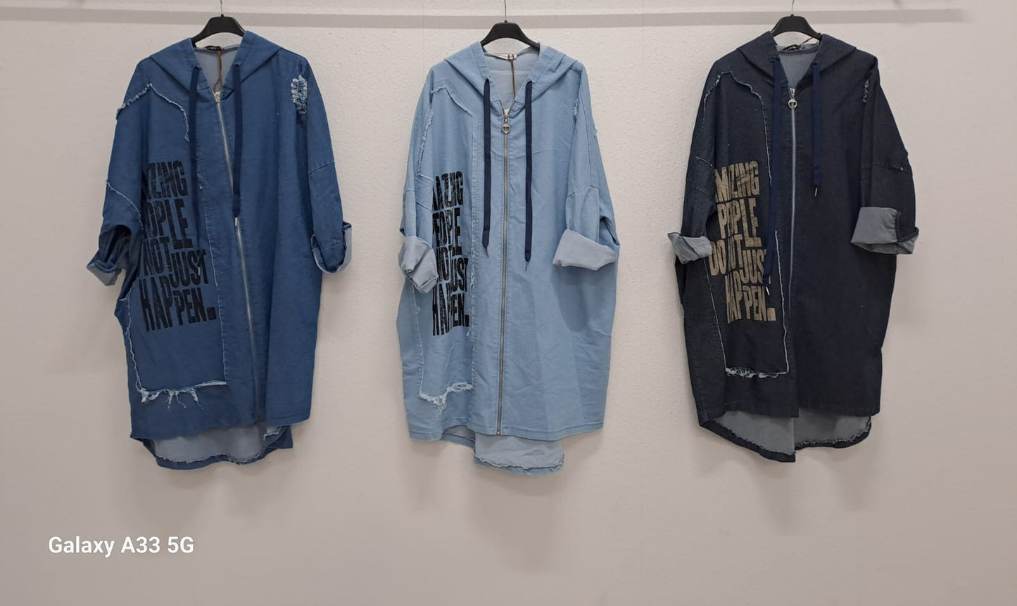 Jeans Jacke Einheitsgröße