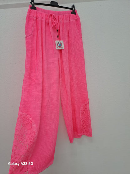 Muslin pants one size