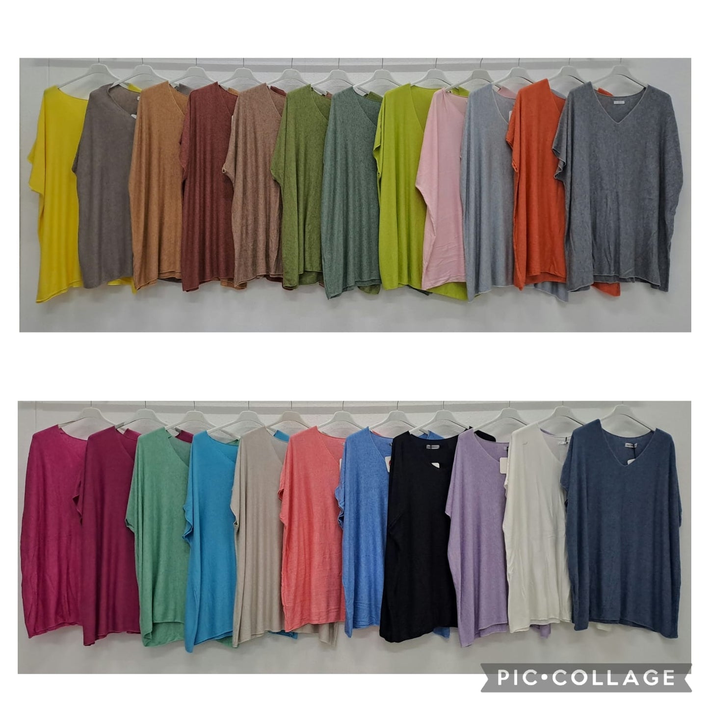 Knit T-Shirts One Size