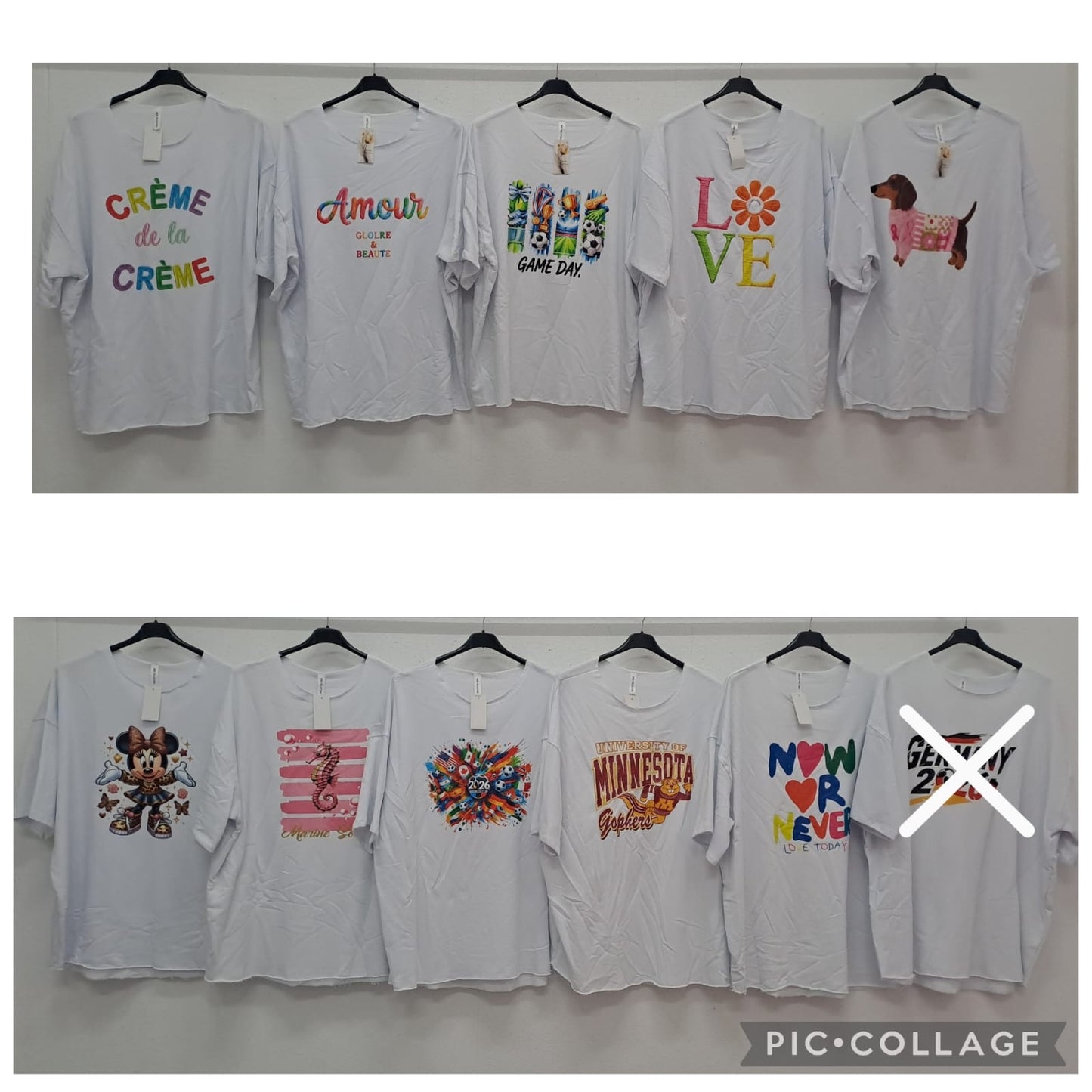 T-Shirts Einheitsgröße