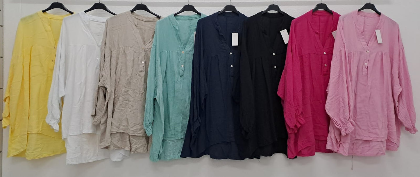 Muslin Blouses One Size