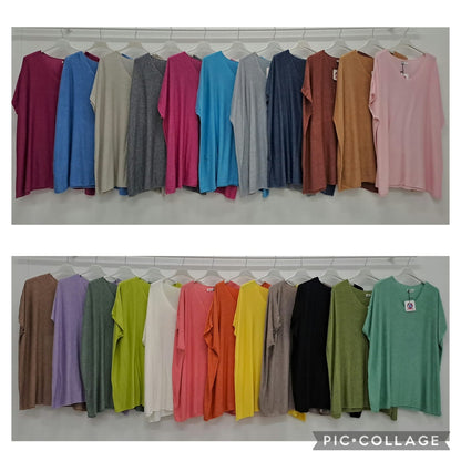 Knit T-Shirts One Size
