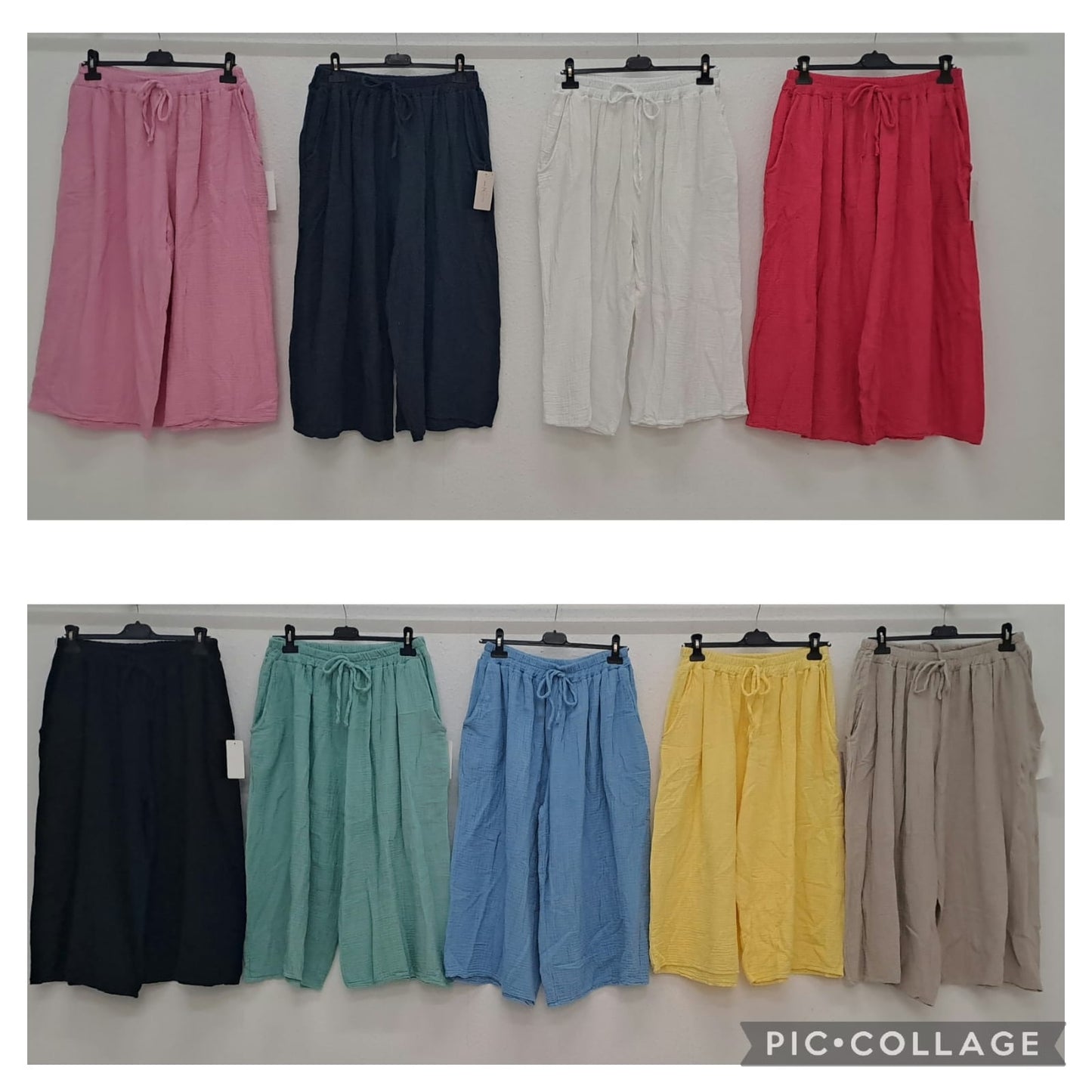 Muslin pants one size