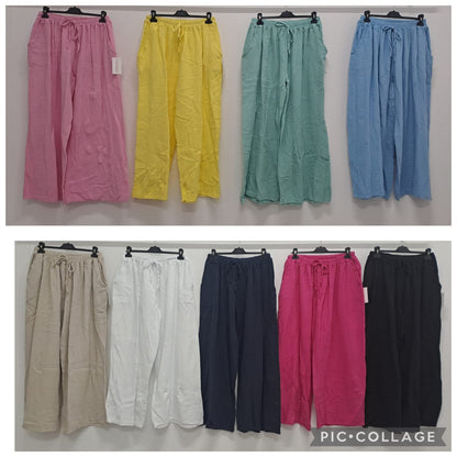 Muslin pants one size