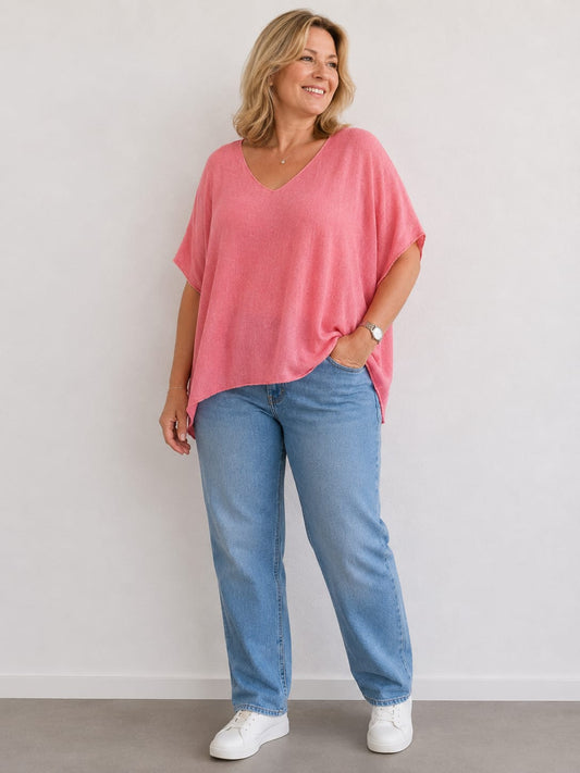 Knit T-Shirts One Size