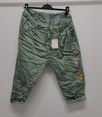 Shinny pants with heart unit large