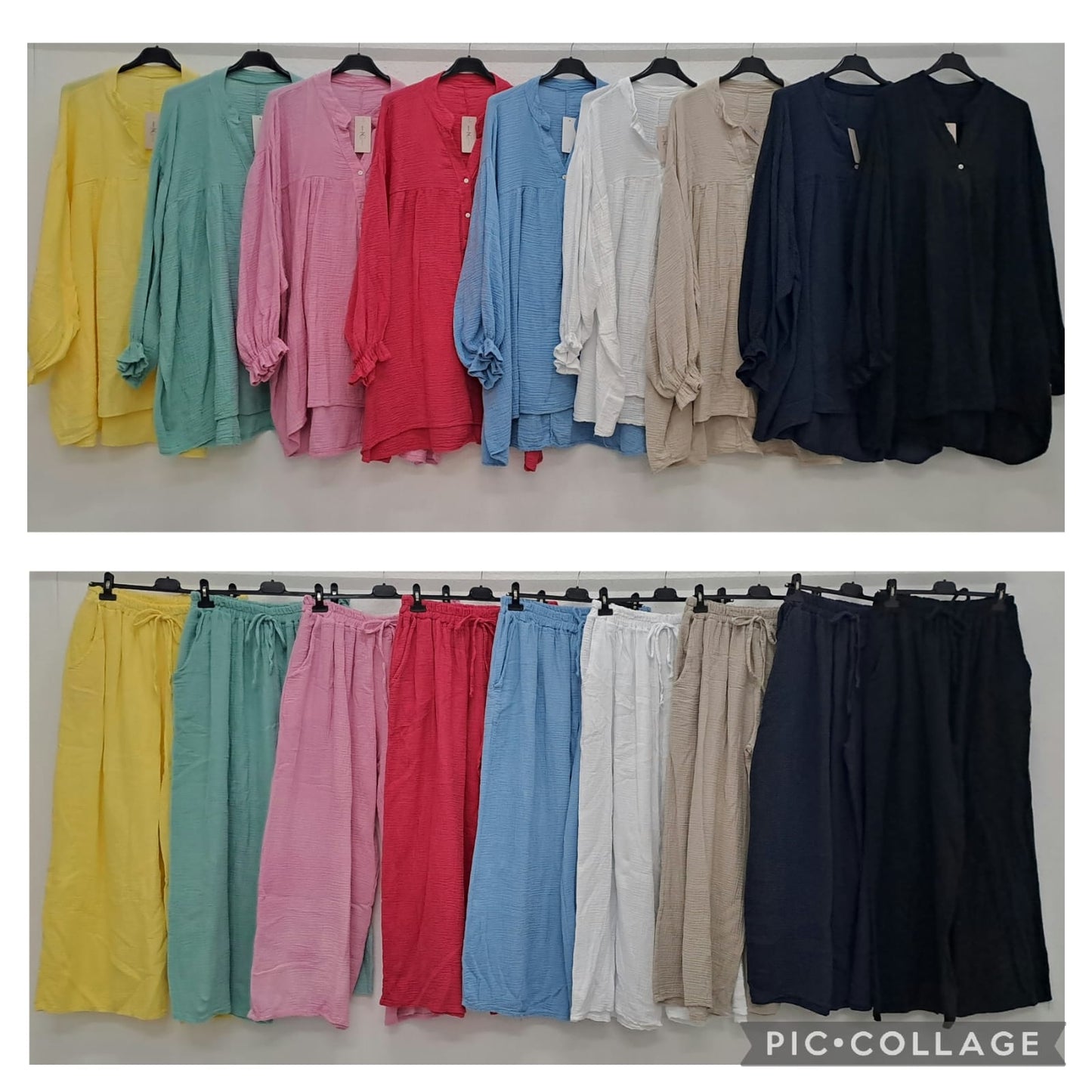 Muslin pants one size