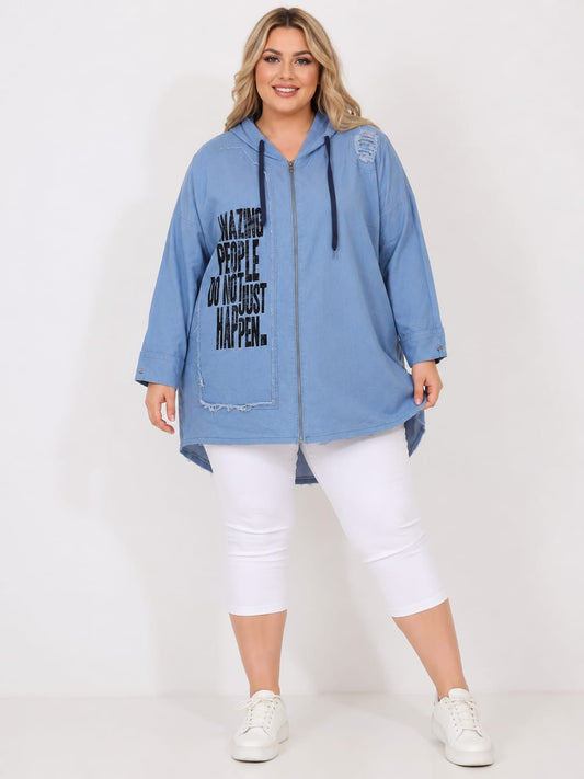 Jeans Jacke Einheitsgröße