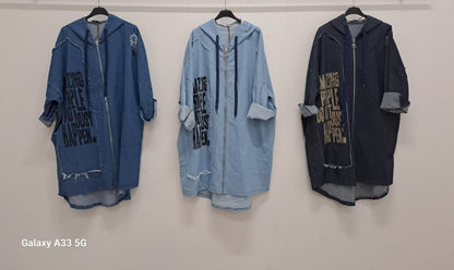 Jeans jacket one size