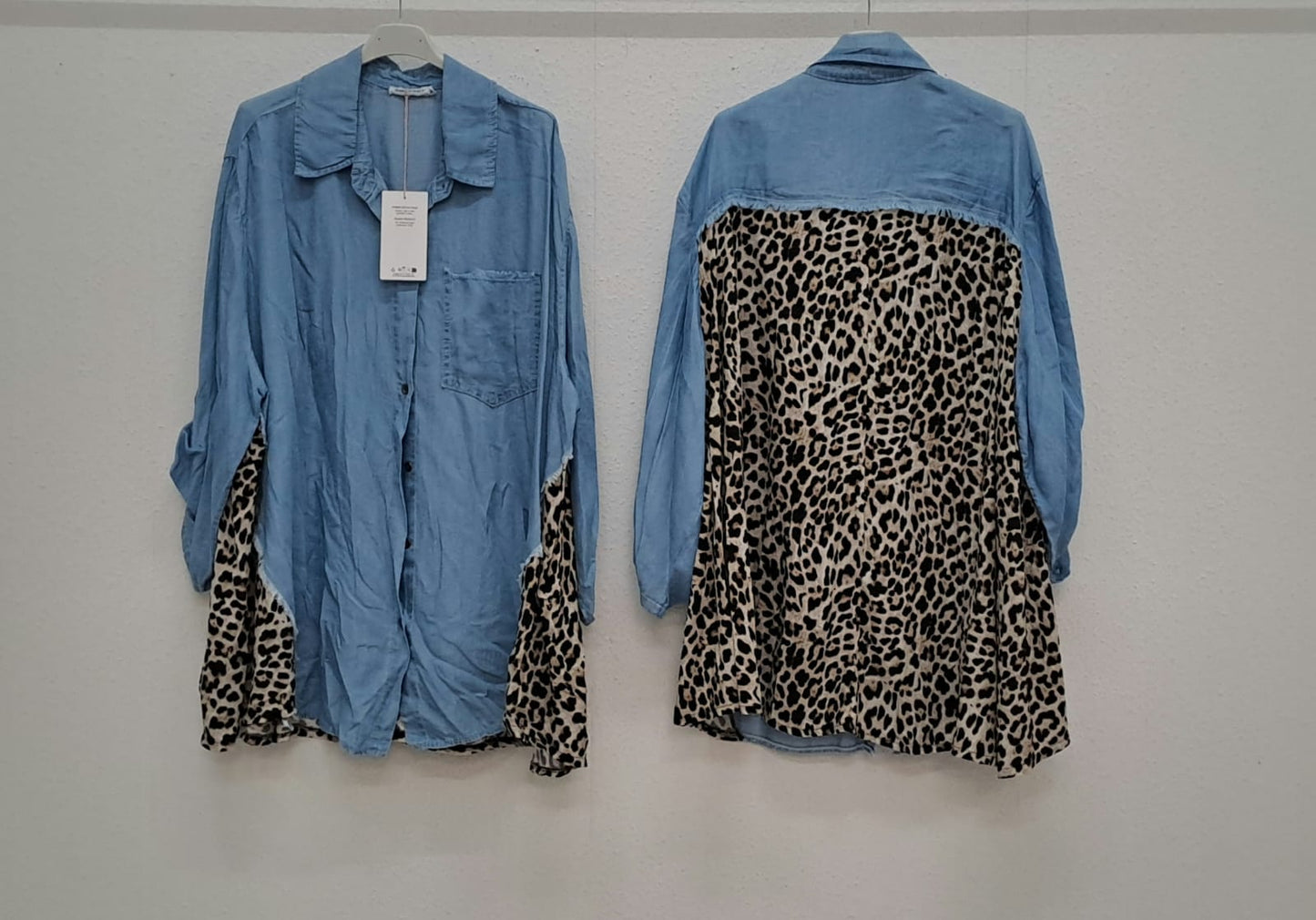 Denim blouses one size