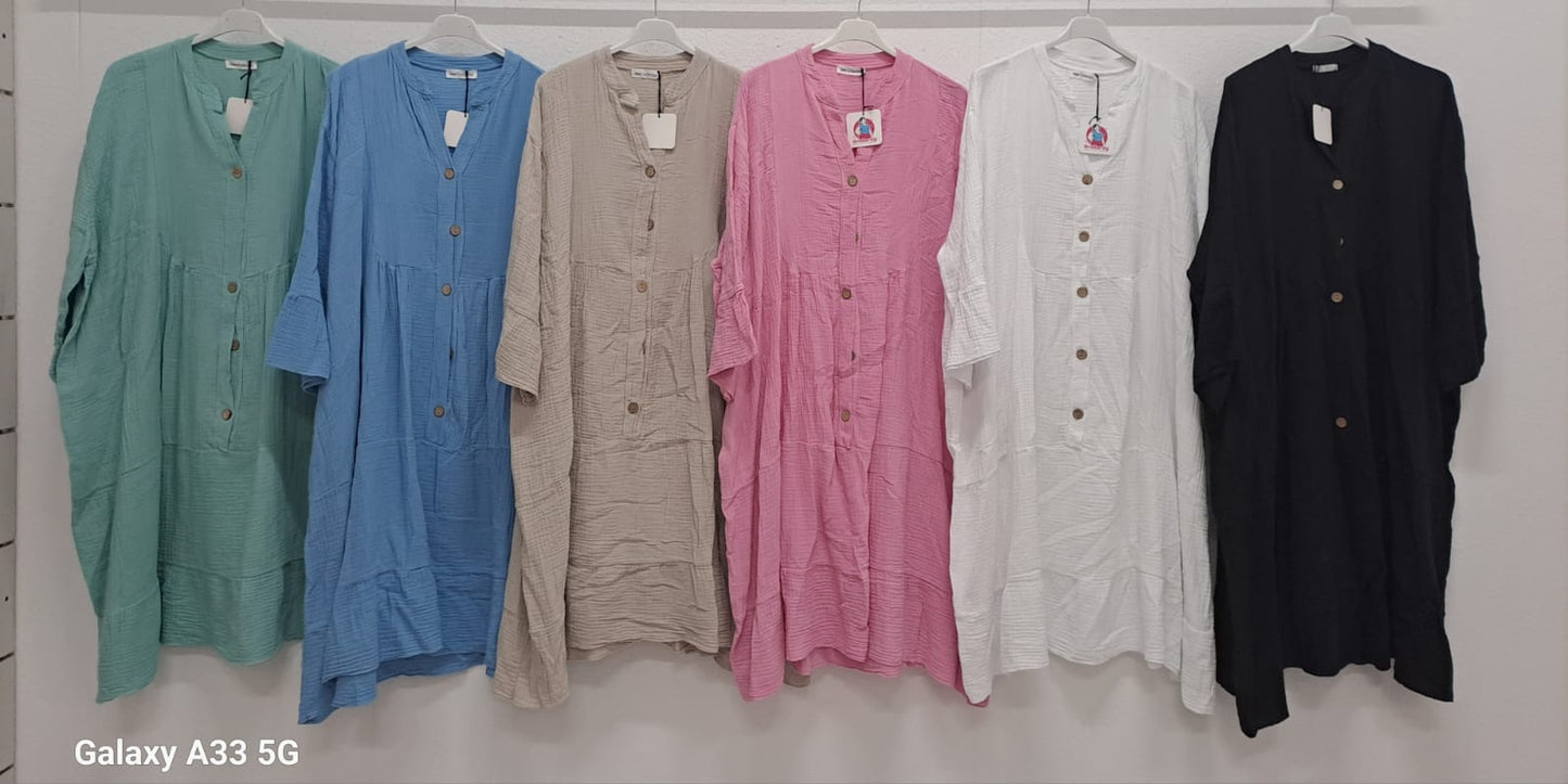 Muslin dresses one size