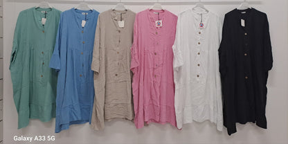 Muslin dresses one size